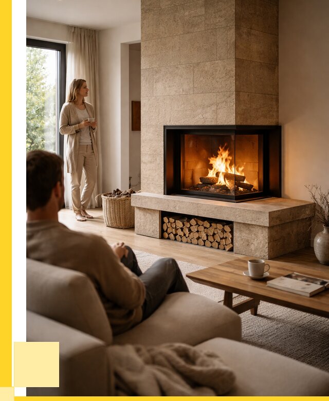 Угловые камины из кирпича установка в Канаше от 154080 р. ЭриданКна