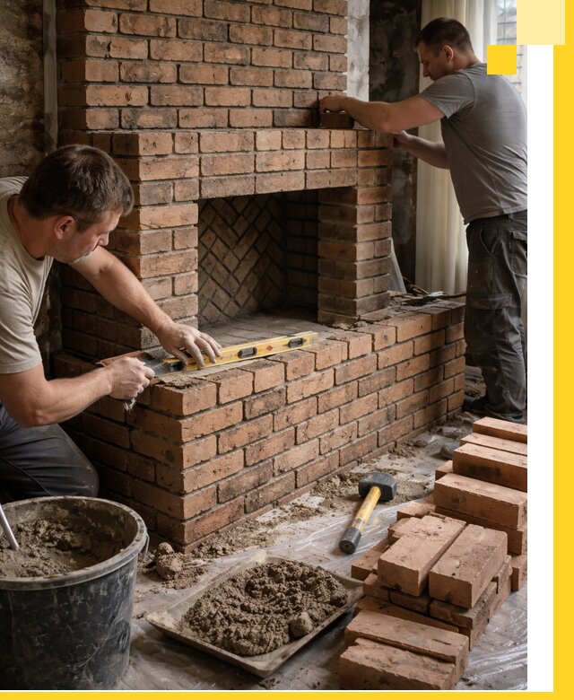 Изготовление и установка кирпичных каминов в Канаше