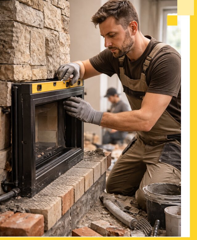 Дровяные камины под ключ в Канаше: монтаж, обустройство