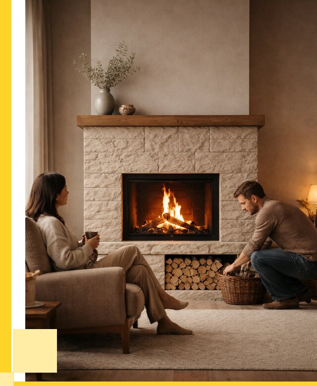 Камины для дома в Канаше под ключ от 154080 р. | ЭриданКна