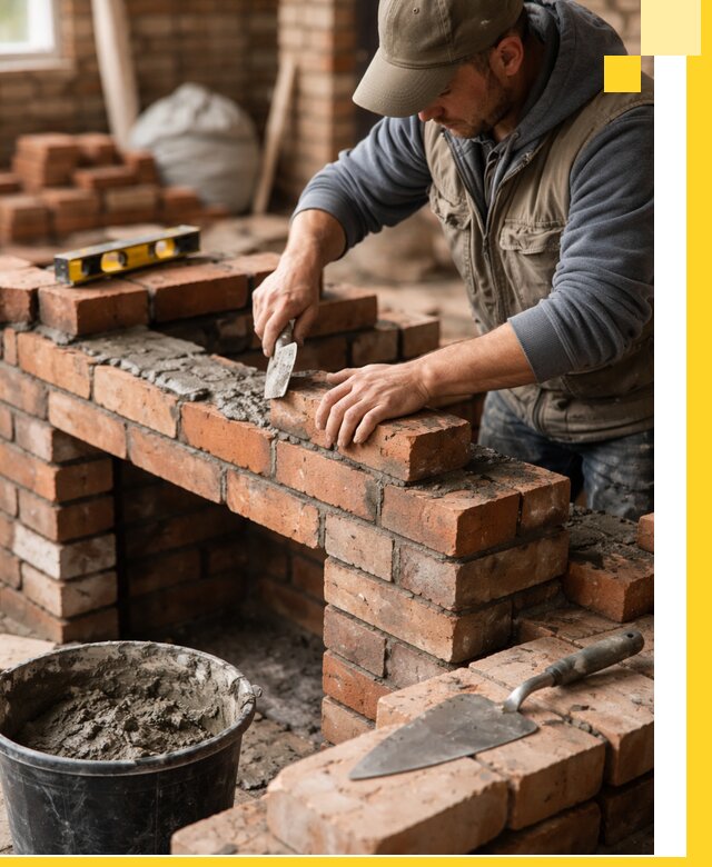 Кладка каминов под ключ в Канаше профессиональная отделка и монтаж