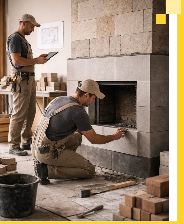 Индивидуальные проекты каминов и каминных систем в Канаше