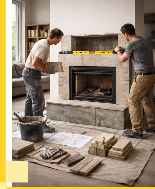 Монтаж каминов и установка в Канаше от 46224 р. | ЭриданКна