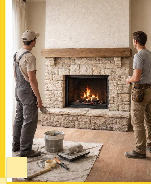 Отделка каминов в Канаше от 6677 р. под ключ | ЭриданКна