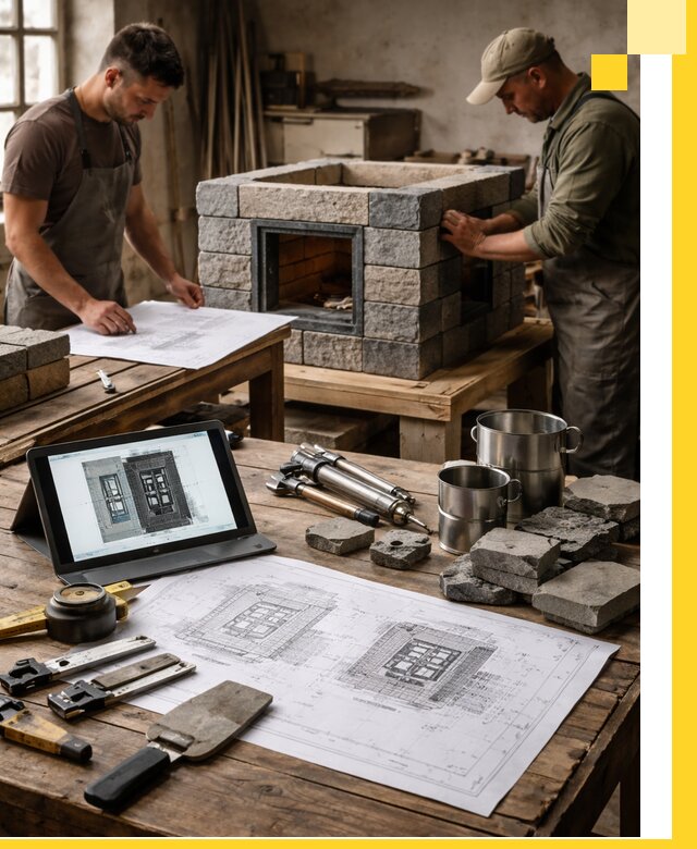 Разработка проектов печей с согласованием и монтажом в Канаше