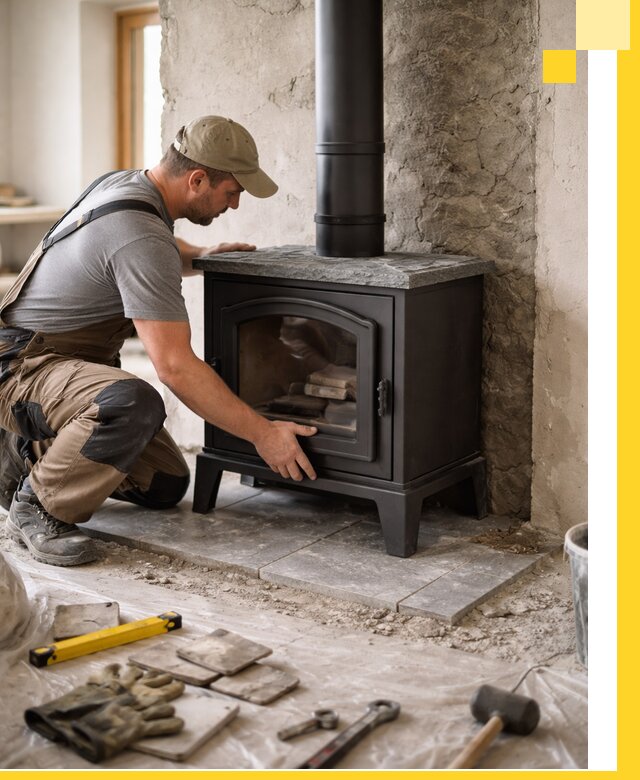 Профессиональный монтаж печей и каминов в Канаше под ключ