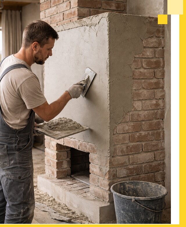 Отделка печей и облицовка каминов в Канаше под ключ