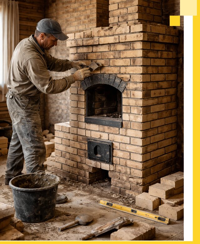 Кирпичные печи под ключ в Канаше: проектирование и кладка