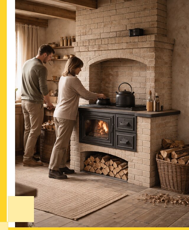 Печи с плитой в Канаше от 46224 р. | ЭриданКна — кирпичная печь