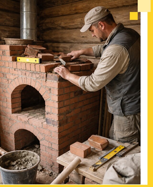 Изготовление и установка русских печей в Канаше под ключ