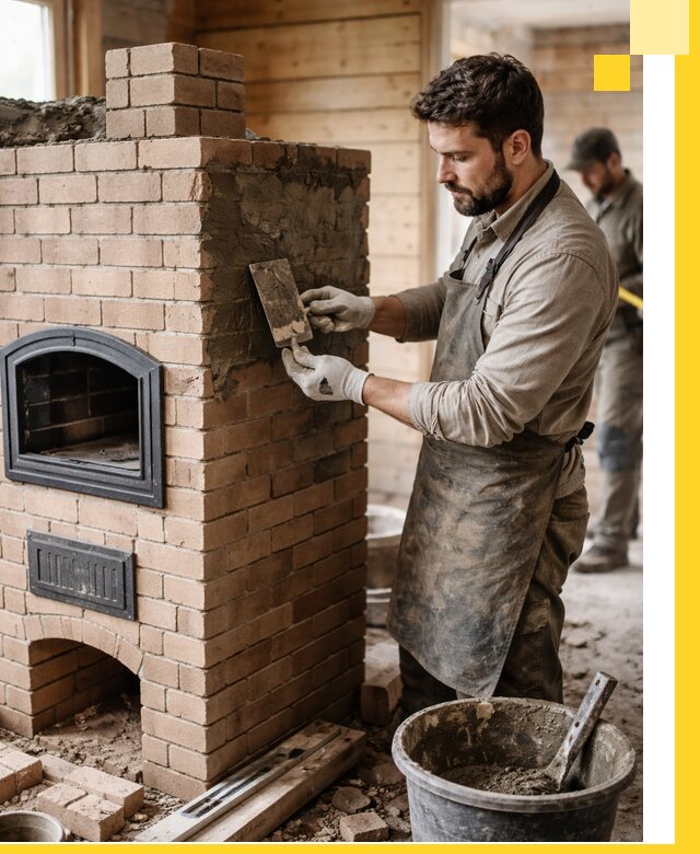 Изготовление и установка печей-шведок под ключ в Канаше