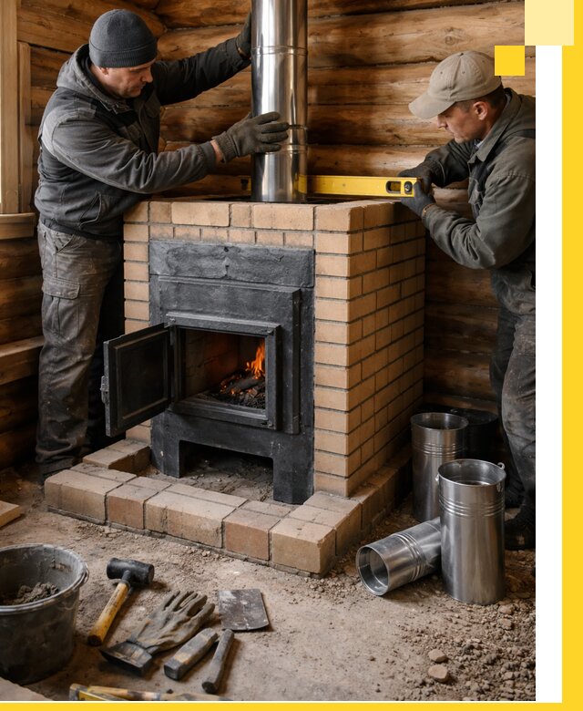 Проектирование, изготовление и установка банных печей в Канаше