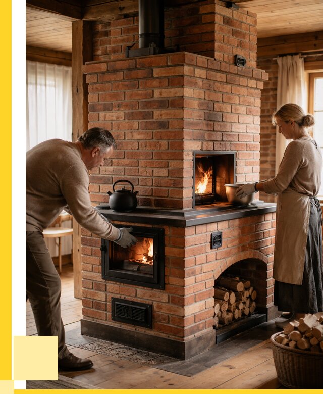 Печи для загородного дома под ключ в Канаше от 82176 р. | ЭриданКна