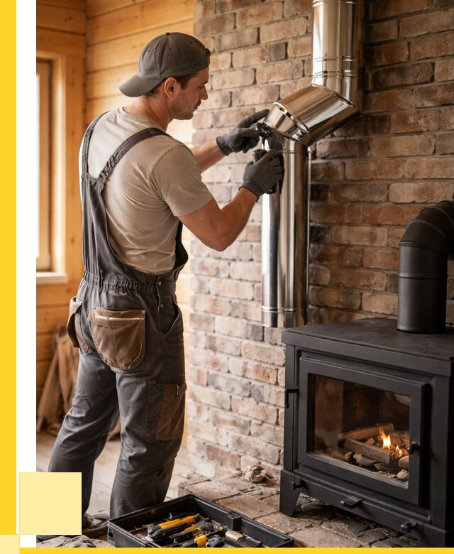 Монтаж дымоходов для печей в Канаше от 7704 р. | ЭриданКна