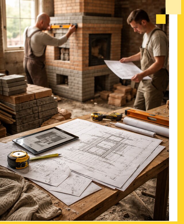 Проекты печей и каминов с индивидуальным дизайном в Канаше