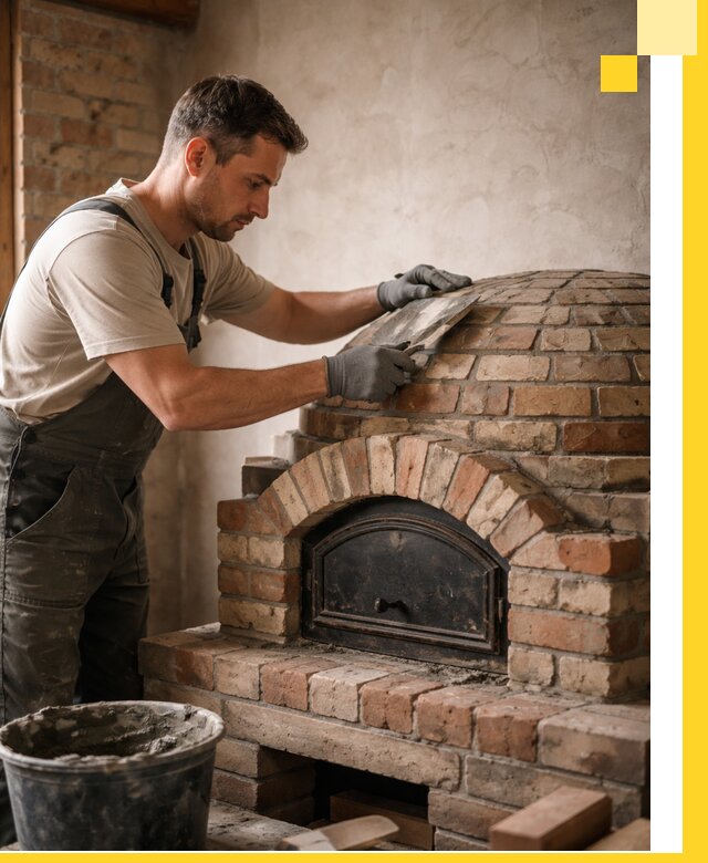 Изготовление и монтаж помпейских печей на заказ в Канаше