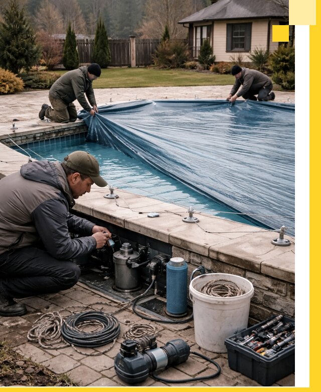 Консервация бассейнов в Канаше: подготовка к длительному хранению