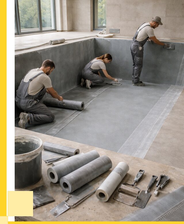 Гидроизоляция бассейнов в Канаше от 2054 р., ЭриданКна