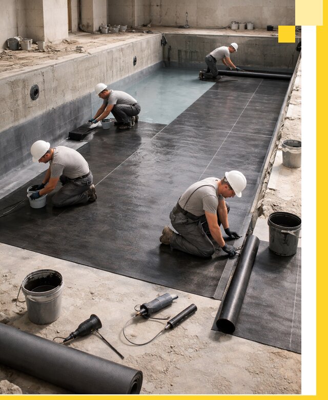 Профессиональная гидроизоляция бассейнов и чаш в Канаше под ключ