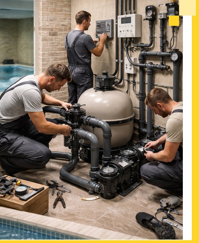 Комплексное оборудование для бассейнов под ключ в Канаше