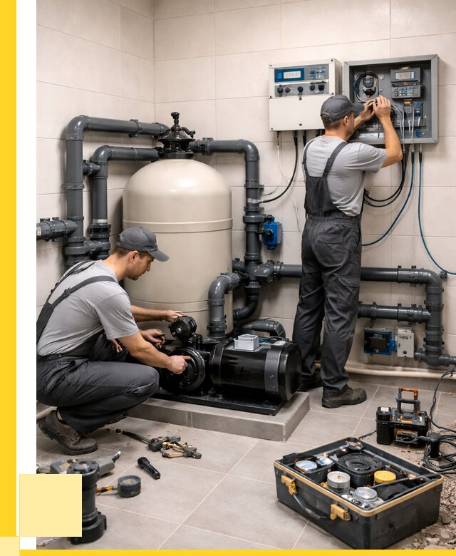 Монтаж оборудования для бассейнов в Канаше от 41088 р. | ЭриданКна