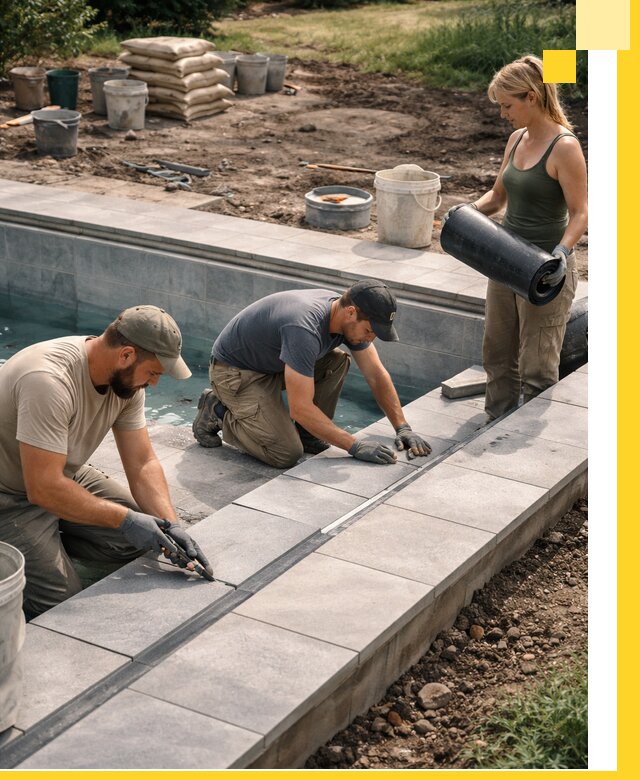 Строительство и монтаж уличных бассейнов под ключ в Канаше