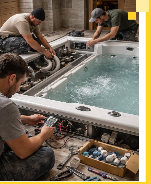 Гидромассажные бассейны под ключ в Канаше, дизайн и монтаж