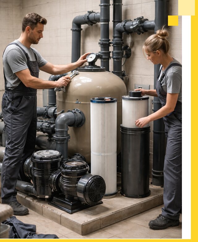 Фильтры и системы фильтрации для бассейнов в Канаше