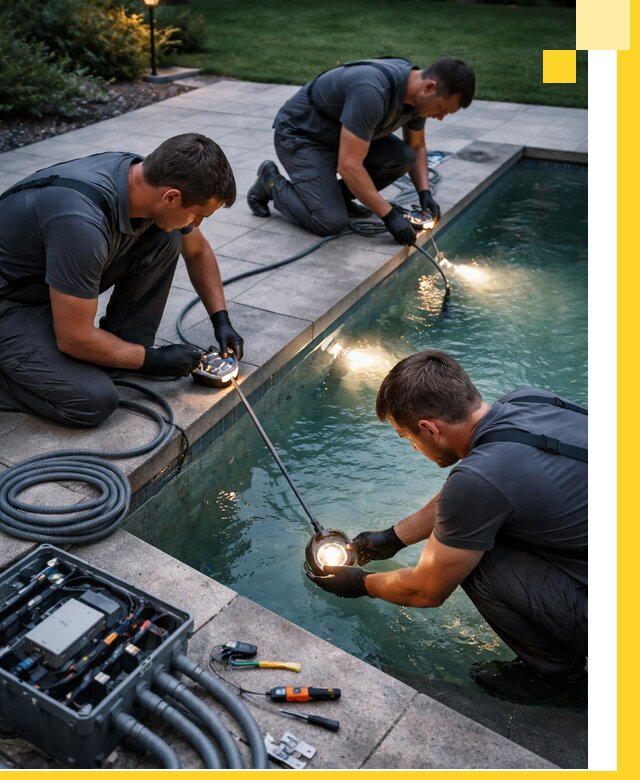 Профессиональное освещение бассейнов в Канаше: дизайн и монтаж