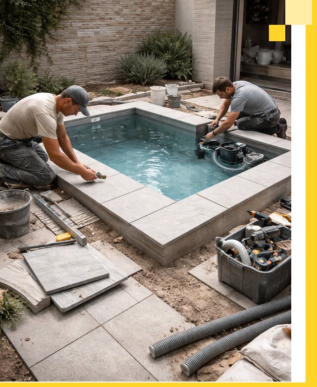 Мини бассейны под ключ в Канаше, дизайн и установка