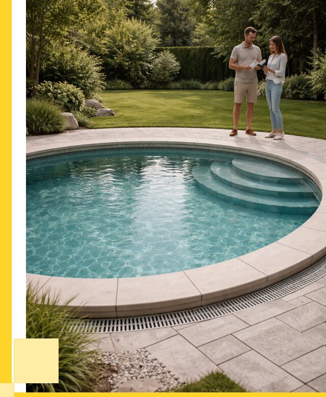 Круглые каркасные бассейны купить в Канаше от 256800 р. | ЭриданКна