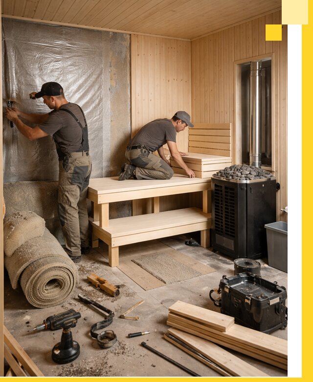 Проекты саун под ключ в Канаше дизайн и строительство