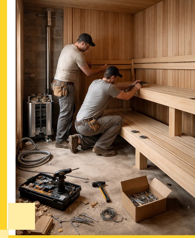 Монтаж саун под ключ в Канаше от 123264 р. | ЭриданКна
