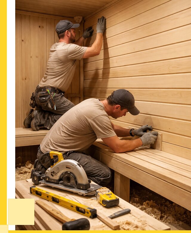 Обшивка саун вагонкой в Канаше от 2568 р. | ЭриданКна