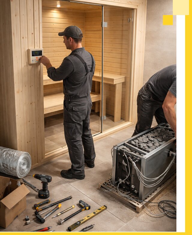 Поставка, установка и монтаж электрических саун в Канаше