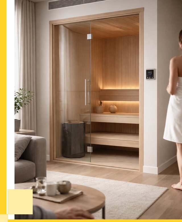 Сауна в квартире под ключ в Канаше от 123264 р. ЭриданКна