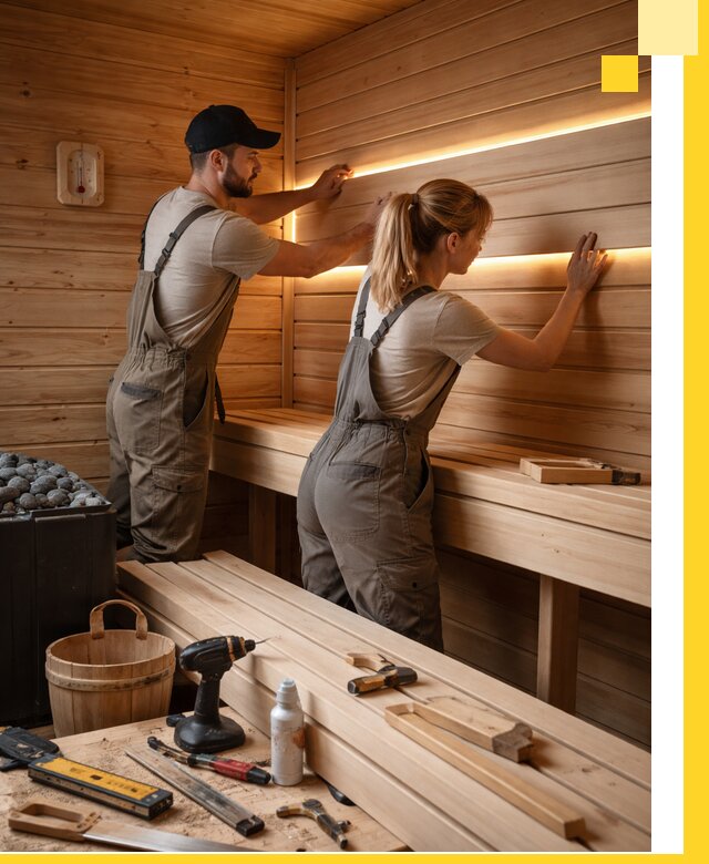 Дизайн саун и бань под ключ с индивидуальным проектом в Канаше