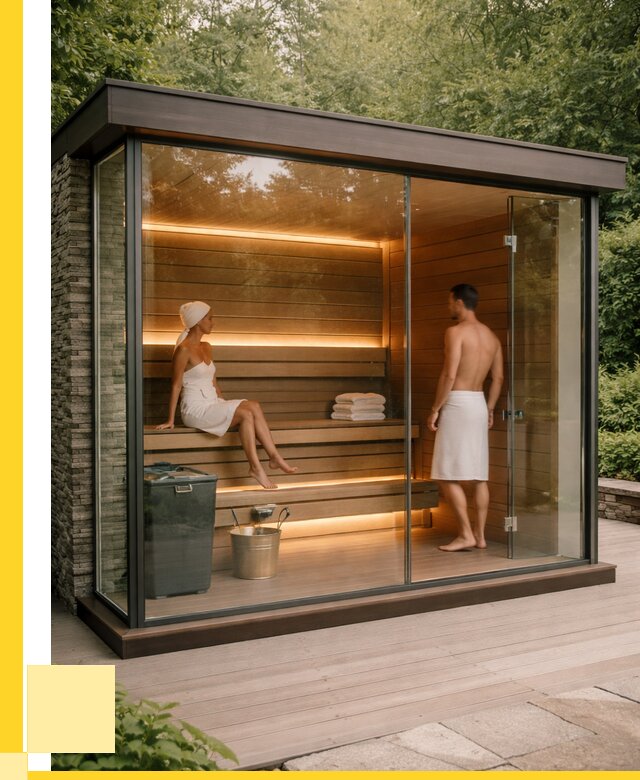 Сауна стеклянная и двери для сауны в Канаше от 256800 р. | ЭриданКна