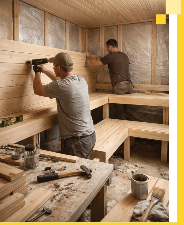 Профессиональная отделка бань и саун под ключ в Канаше