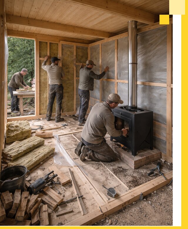 Профессиональный монтаж бань под ключ в Канаше для дома