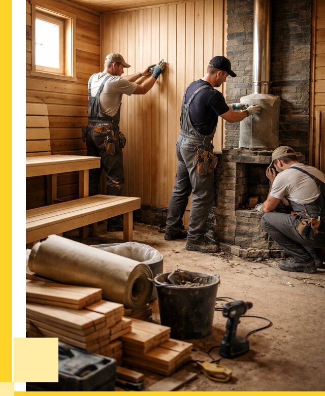 Ремонт бань под ключ в Канаше от 46224 р. | ЭриданКна