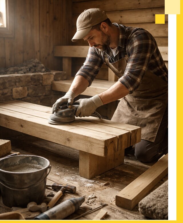 Ремонт бань под ключ в Канаше с гарантией качества и сроков