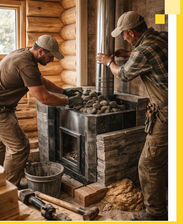 Строительство и отделка русских бань под ключ в Канаше