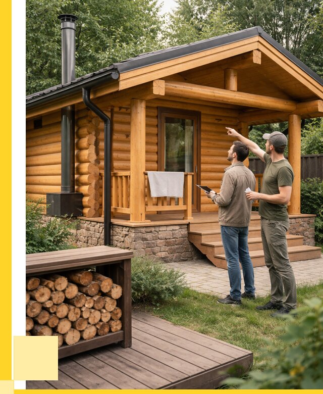 Бани для дачи под ключ в Канаше от 256800 р. | ЭриданКна