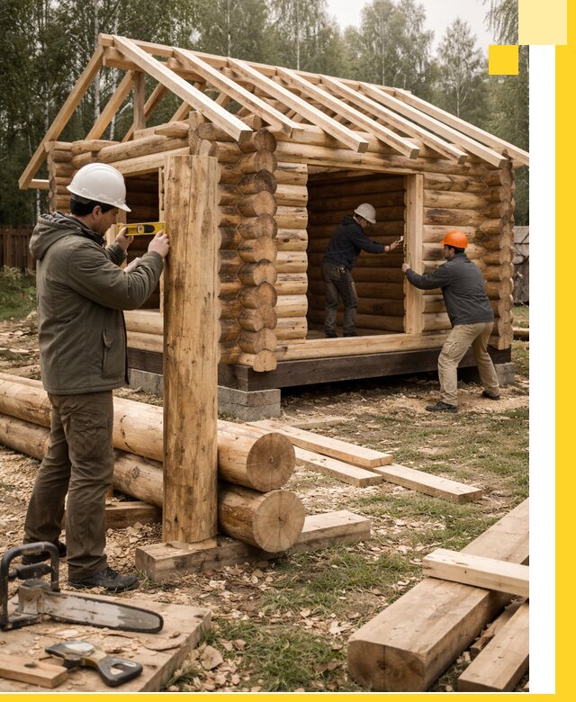 Строительство бань для дачи под ключ в Канаше с доставкой и монтажом