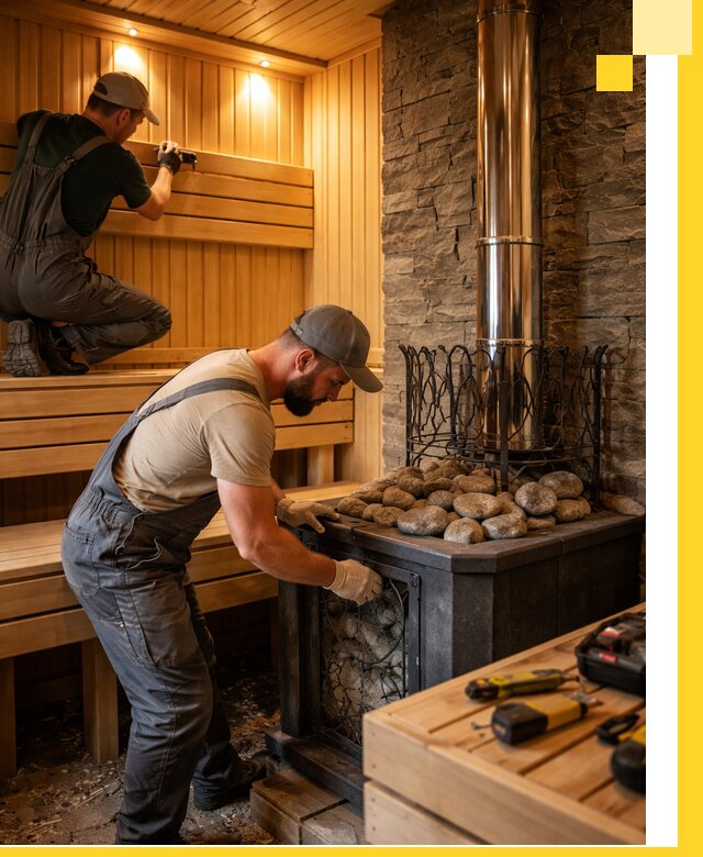 Комплексный дизайн бань, саун и зон отдыха в Канаше