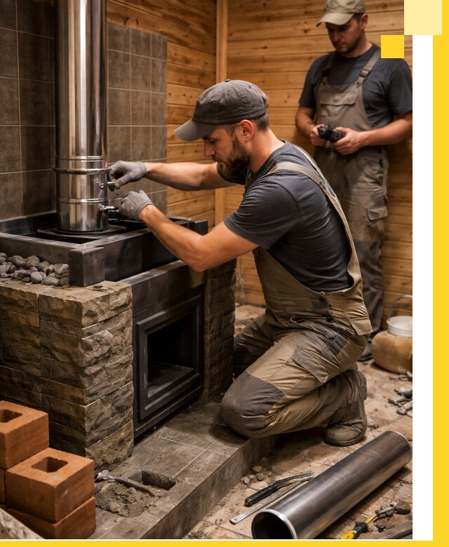 Изготовление и установка банных печей под ключ в Канаше