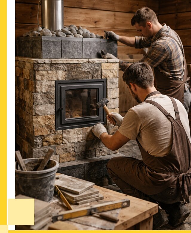 Облицовка банной печи в Канаше от 15408 р. | ЭриданКна