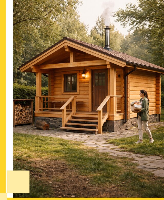 Купить баню под ключ в Канаше от 667680 р. | ЭриданКна