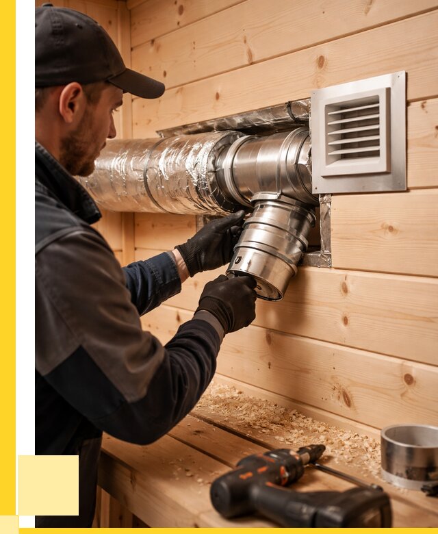 Монтаж вентиляции бани в Канаше от 12326 р. | ЭриданКна